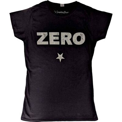 The Smashing Pumpkins: Ladies T-Shirt/Zero Distressed (Black) (X-Large) The Smashing Pumpkins: Ladies T-Shirt/Zero Distressed (Black) (X-Large)