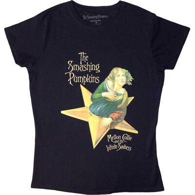 The Smashing Pumpkins: Ladies T-Shirt/Mellon Collie (Navy Blue) (Small) The Smashing Pumpkins: Ladies T-Shirt/Mellon Collie (Navy Blue) (Small)