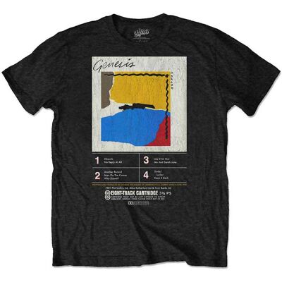 Genesis Abacab 8-Track Svart XXL - T-shirt Genesis Abacab 8-Track Svart XXL - T-shirt