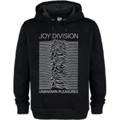 Joy Division: Unknown Pleasures Amplified Black Small Hoodie Sweatshirt Joy Division: Unknown Pleasures Amplified Black Small Hoodie Sweatshirt
