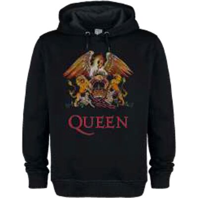 Queen: Royal Crest Amplified Black x Large Hoodie Sweatshirt Queen: Royal Crest Amplified Black x Large Hoodie Sweatshirt