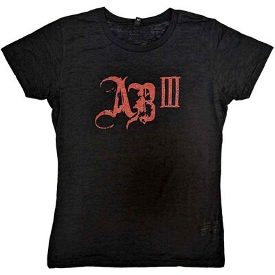 Alter Bridge: Ladies T-Shirt/AB III Red Logo (Black) (Small) Alter Bridge: Ladies T-Shirt/AB III Red Logo (Black) (Small)