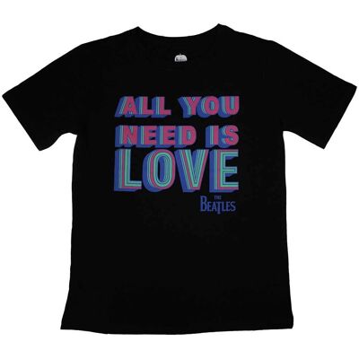 The Beatles: Ladies T-Shirt/All You Need Is Love (Black) (Medium) The Beatles: Ladies T-Shirt/All You Need Is Love (Black) (Medium)