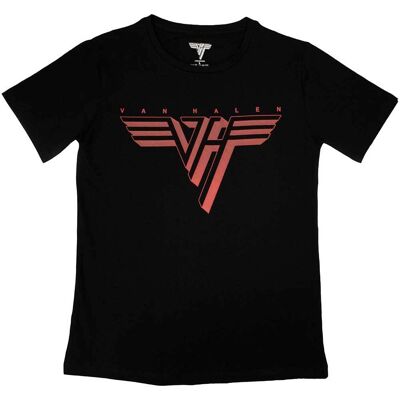 Van Halen: Ladies T-Shirt/Classic Red Logo (Black) (X-Large) Van Halen: Ladies T-Shirt/Classic Red Logo (Black) (X-Large)