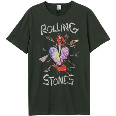 Rolling Stones: Hackney Diamonds Amplified Vintage Charcoal Large t Shirt Rolling Stones: Hackney Diamonds Amplified Vintage Charcoal Large t Shirt