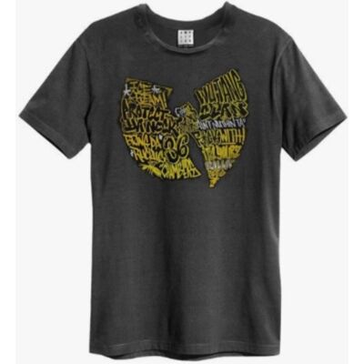 Wu-Tang Clan: - Graffiti Logo Amplified Vintage Charcoal Large t Shirt Wu-Tang Clan: - Graffiti Logo Amplified Vintage Charcoal Large t Shirt