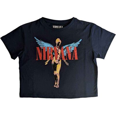 Nirvana: Ladies Crop Top/Angelic (Navy Blue) (Small) Nirvana: Ladies Crop Top/Angelic (Navy Blue) (Small)