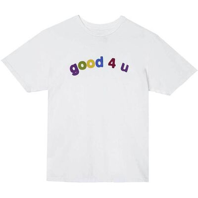 Olivia Rodrigo: Unisex T-Shirt/Good 4 U (White) (Ex-Tour) (Large) Olivia Rodrigo: Unisex T-Shirt/Good 4 U (White) (Ex-Tour) (Large)