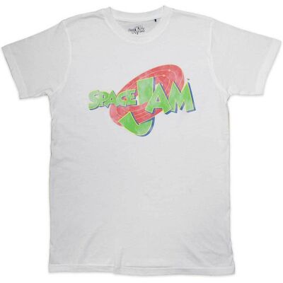 Space Jam: Unisex T-Shirt/Retro Logo (White) (X-Large) Space Jam: Unisex T-Shirt/Retro Logo (White) (X-Large)