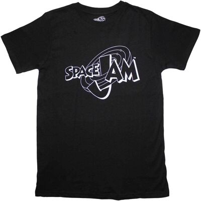 Space Jam: Unisex T-Shirt/Retro B&W Logo (Black) (Small) Space Jam: Unisex T-Shirt/Retro B&W Logo (Black) (Small)