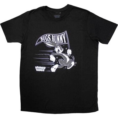 Looney Tunes: Unisex T-Shirt/Retro Bugs Flag (Black) (Large) Looney Tunes: Unisex T-Shirt/Retro Bugs Flag (Black) (Large)