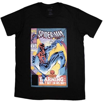 Marvel Comics: Unisex T-Shirt/Spider-Man Warning Comic Cover (Black) (XX-Large) Marvel Comics: Unisex T-Shirt/Spider-Man Warning Comic Cover (Black) (XX-Large)