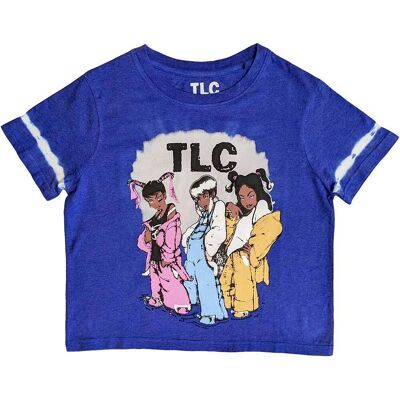 TLC: Ladies Crop Top/Cartoon (Blue) (Wash Collection) (X-Large) TLC: Ladies Crop Top/Cartoon (Blue) (Wash Collection) (X-Large)