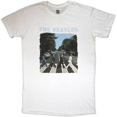 The Beatles: Ladies T-Shirt Dress/Abbey Road & Logo (White) (XX-Small) The Beatles: Ladies T-Shirt Dress/Abbey Road & Logo (White) (XX-Small)