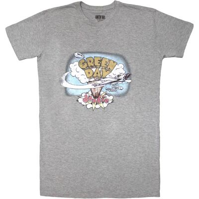 Green Day: Ladies T-Shirt Dress/Vintage Dookie (Grey) (Large) Green Day: Ladies T-Shirt Dress/Vintage Dookie (Grey) (Large)