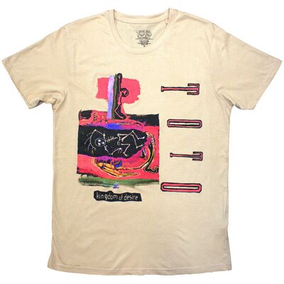 TOTO: Unisex T-Shirt/Kingdom of Desire (Sand) (Small) TOTO: Unisex T-Shirt/Kingdom of Desire (Sand) (Small)