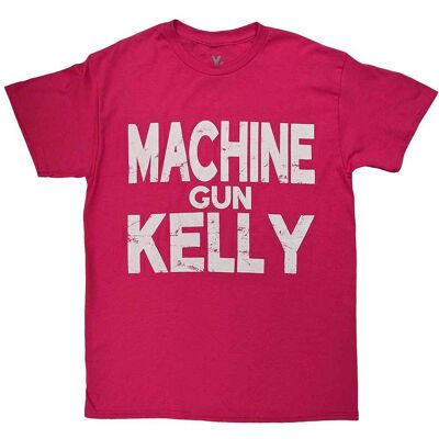 Machine Gun Kelly: Unisex T-Shirt/Embers Logo (Pink) (XX-Large) Machine Gun Kelly: Unisex T-Shirt/Embers Logo (Pink) (XX-Large)