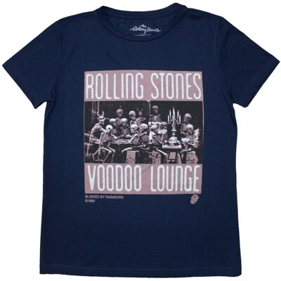 The Rolling Stones: Ladies T-Shirt/Voodoo Skulls (Denim Blue) (XX-Large) The Rolling Stones: Ladies T-Shirt/Voodoo Skulls (Denim Blue) (XX-Large)