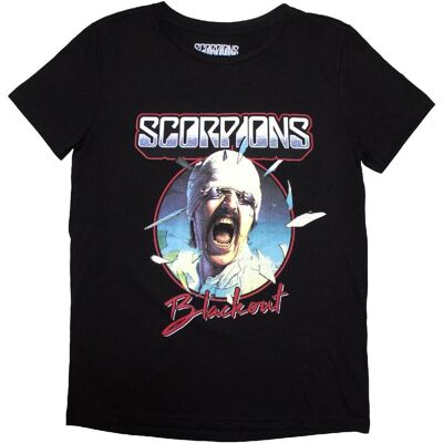 Scorpions: Ladies T-Shirt/Blackout Tour '82 (Black) (Back Print) (X-Large) Scorpions: Ladies T-Shirt/Blackout Tour '82 (Black) (Back Print) (X-Large)