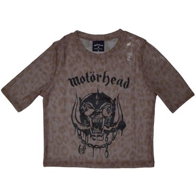 Motörhead: Ladies Crop Top/Warpig (Pink) (Mesh) (X-Small) Motörhead: Ladies Crop Top/Warpig (Pink) (Mesh) (X-Small)