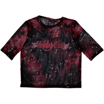 Mötley Crue: Ladies Crop Top/Feelgood Logo (Black) (Mesh) (X-Large) Mötley Crue: Ladies Crop Top/Feelgood Logo (Black) (Mesh) (X-Large)