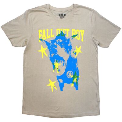 Fall Out Boy: Unisex T-Shirt/Dog (Sand) (Small) Fall Out Boy: Unisex T-Shirt/Dog (Sand) (Small)