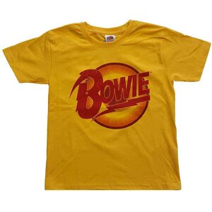 David Bowie: Kids T-Shirt/Diamond Dogs Logo (Yellow) (7-8 Years) David Bowie: Kids T-Shirt/Diamond Dogs Logo (Yellow) (7-8 Years)
