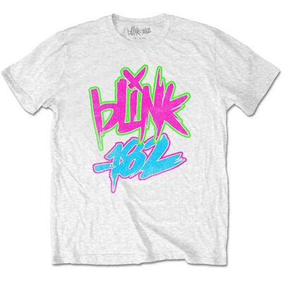Blink-182: Kids T-Shirt/Neon Logo (White) (7-8 Years) Blink-182: Kids T-Shirt/Neon Logo (White) (7-8 Years)