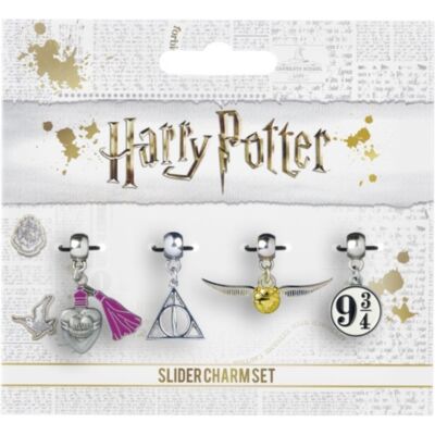Harry Potter: Set 2 -Snitch/Deathly Hallows/Potion/Platform Charm Set Harry Potter: Set 2 -Snitch/Deathly Hallows/Potion/Platform Charm Set
