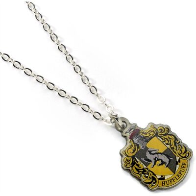 Harry Potter: Official Harry Potter Hufflepuff Crest Slider Necklace Harry Potter: Official Harry Potter Hufflepuff Crest Slider Necklace