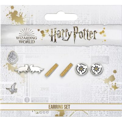 Harry Potter: Hufflepuff Set of 3 Stud Earrings Harry Potter: Hufflepuff Set of 3 Stud Earrings