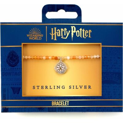 Harry Potter: Crystal Bracelet & Sterling Silver Time Turner Charm Harry Potter: Crystal Bracelet & Sterling Silver Time Turner Charm