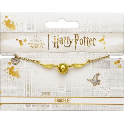 Harry Potter: 3d Golden Snitch Gold Bracelet Harry Potter: 3d Golden Snitch Gold Bracelet
