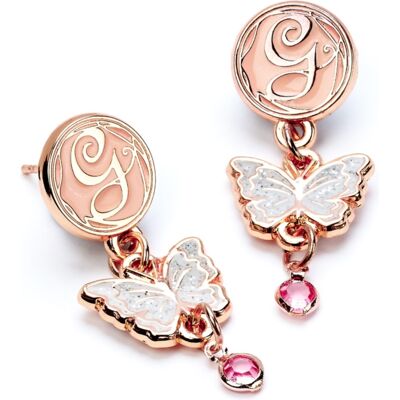 Wicked: Glinda Drop Butterfly Earrings Wicked: Glinda Drop Butterfly Earrings