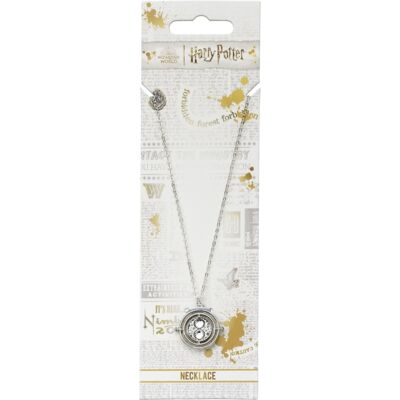 Harry Potter: Silver Tone Time Turner Necklace Harry Potter: Silver Tone Time Turner Necklace