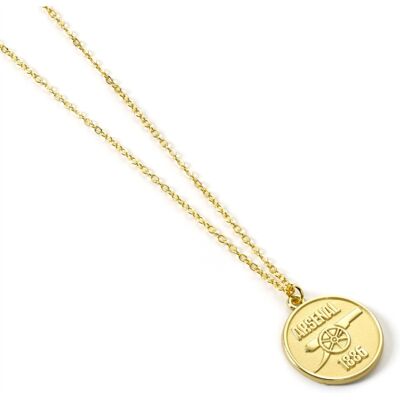 Arsenal: Football Club Gold Finish Crest Necklace Arsenal: Football Club Gold Finish Crest Necklace