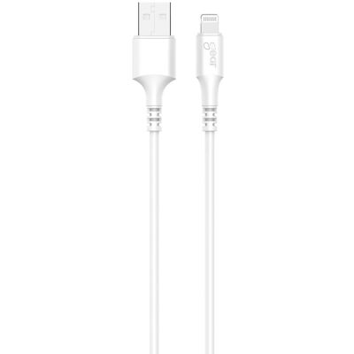 Gear Lightning till USB-A 2m Vit - Laddningskabel Gear Lightning till USB-A 2m Vit - Laddningskabel