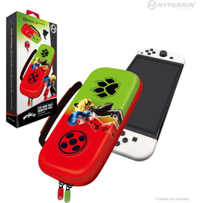 Hyperkin Official Miraculous Hard Carrying Case - Switch/Lite/Oled (Bug & Cat) Hyperkin Official Miraculous Hard Carrying Case - Switch/Lite/Oled (Bug & Cat)