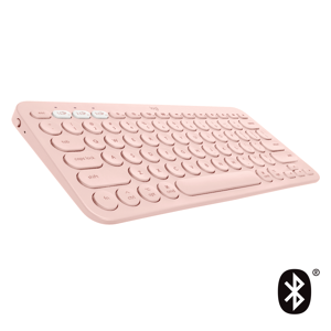 Logitech - K380 for Mac Multi-Device Bluetooth Keyboard, Rose (Nordic)