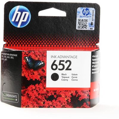 HP Ink F6V25AE 652 Black HP Ink F6V25AE 652 Black