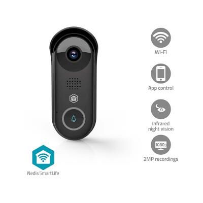 Nedis Smartlife Video Porttelefon Transformator Full HD 1080p microSD (ingår inte) / Molnlagring (tillval) / Onvif IP54 Rörelsesensor Nattsikt Svart Nedis Smartlife Video Porttelefon Transformator Full HD 1080p microSD (ingår inte) / Molnlagring (tillval) / Onvif IP54 Rörelsesensor Nattsikt Svart