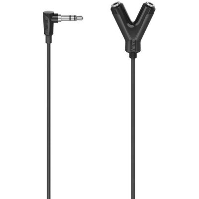 HAMA Adapter Audio 3.5 Plug to 2x 3.5 Socket HAMA Adapter Audio 3.5 Plug to 2x 3.5 Socket