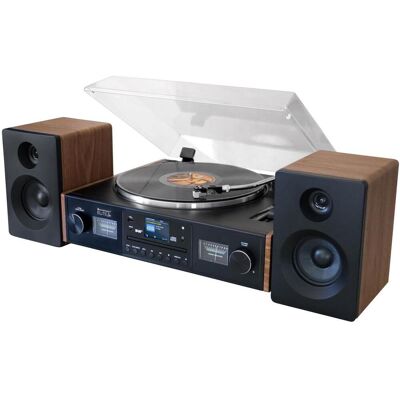 Soundmaster: Musik-anläggning Skivspelare Radio CD Bluetooth PL920 EliteLine Svart/Trä Soundmaster: Musik-anläggning Skivspelare Radio CD Bluetooth PL920 EliteLine Svart/Trä