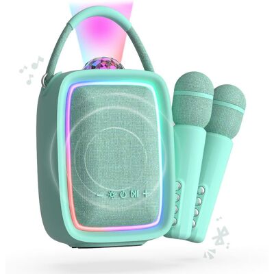 MOBILITY ON BOARD MOB Speaker Karaoke Kit Sing Party Green MOBILITY ON BOARD MOB Speaker Karaoke Kit Sing Party Green