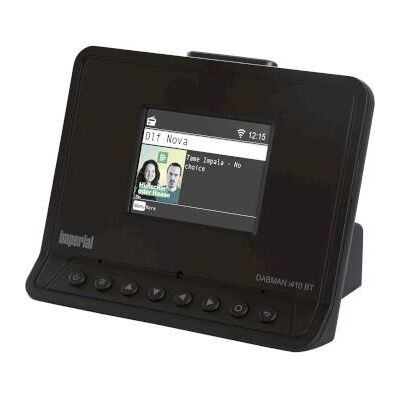 Imperial DABMAN i410 BT Kompakt hybridradio DAB+ / FM / Internet / Bluetooth Svart Imperial DABMAN i410 BT Kompakt hybridradio DAB+ / FM / Internet / Bluetooth Svart