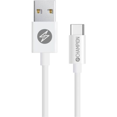 Champion Nordic - USB-A till USB-C-kabel 1 m Vit - USB Kabel Champion Nordic - USB-A till USB-C-kabel 1 m Vit - USB Kabel