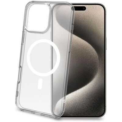 Celly Transparent Magnetisk Skal för iPhone 16 Pro Max Celly Transparent Magnetisk Skal för iPhone 16 Pro Max