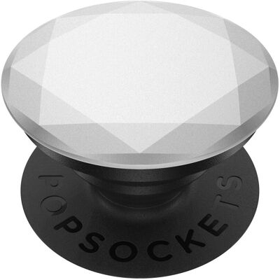 POPSOCKETS PopGrip Premium Metallic Diamond Silver POPSOCKETS PopGrip Premium Metallic Diamond Silver