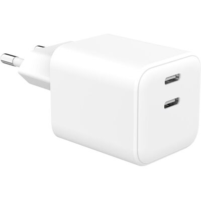 Gear - 665149 - Vit - 2x USB-C - charger Gear - 665149 - Vit - 2x USB-C - charger