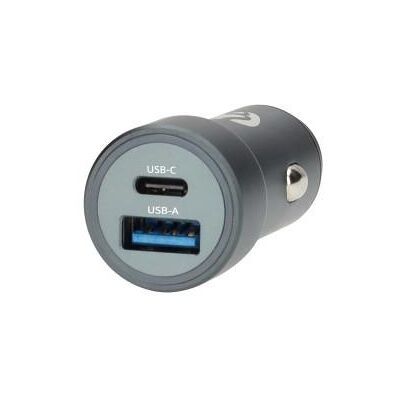 Nedis Modell CCH1C1A48WBK - Bilcharger - Grå - 48W Snabbladdning Nedis Modell CCH1C1A48WBK - Bilcharger - Grå - 48W Snabbladdning